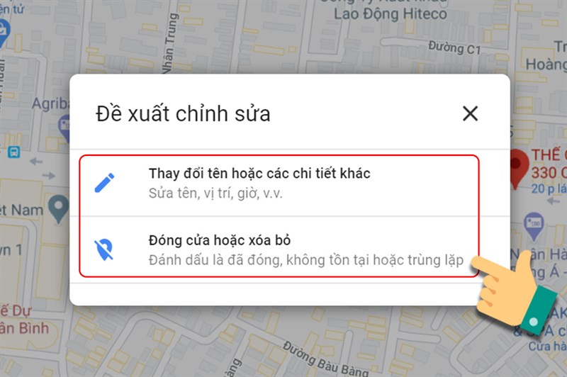 Đề xuất chỉnh sửa map