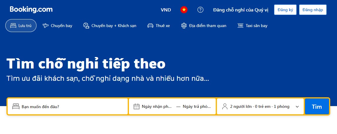 chuyên mục của booking